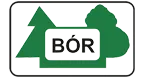 medelyno BÓR logotipas - dekoratyviniai medžiai ir krūmai